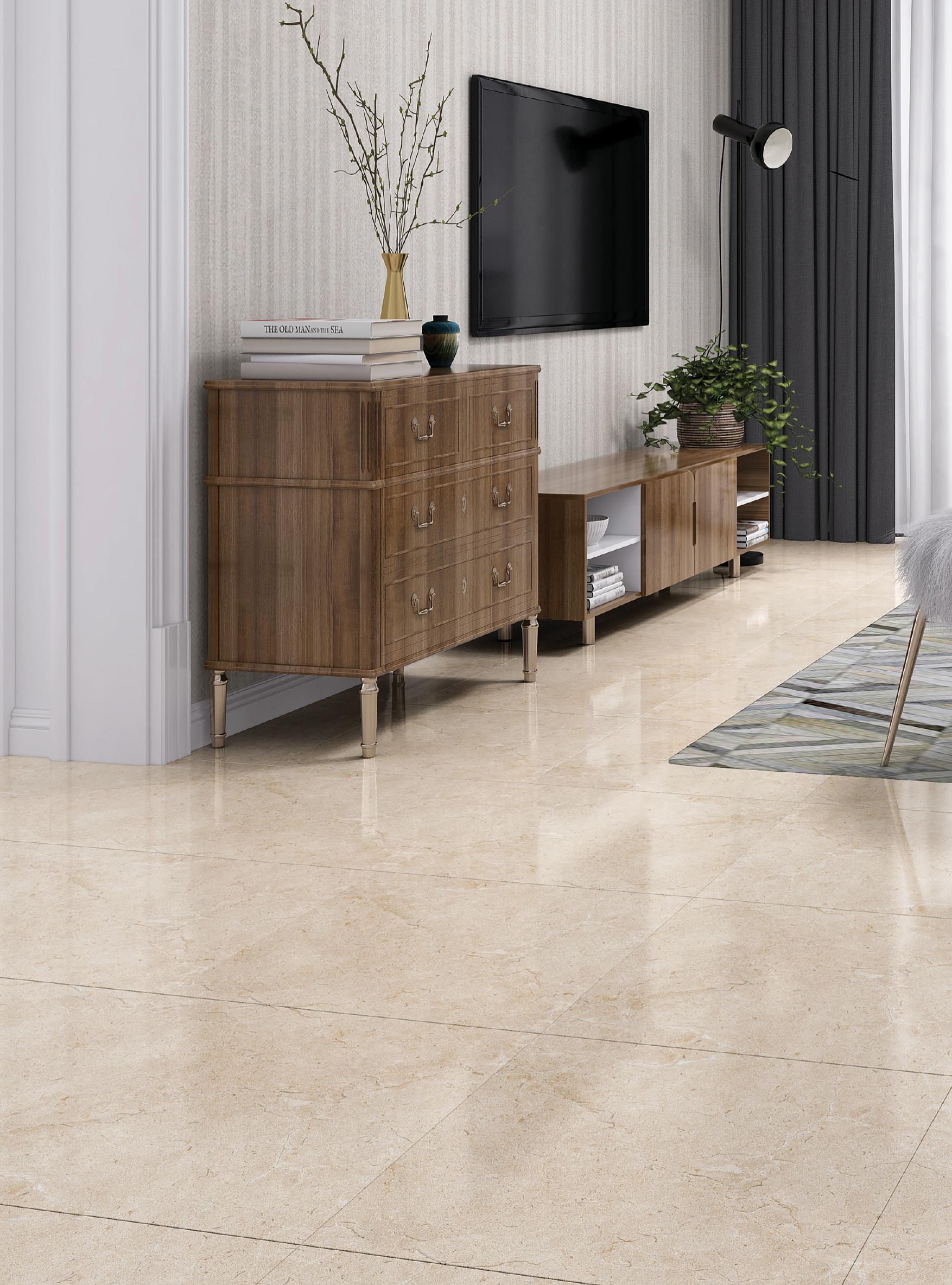 Alaves 60x60 cm floor tiles installed